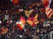 La curva sud allo stadio Olimpico di Roma