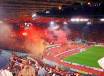 La curva sud nel Derby Lazio Roma