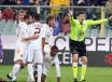 Fiorentina Roma la gara con 3 espulsioni per i giallorossi