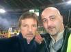 Ezio Sella (sinistra) all'Olimpico