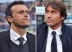 I due tecnici a confronto: Luis Enrique e Antonio Conte