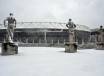 L'Olimpico sotto la neve