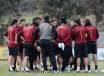 La Roma si allena a Trigoria