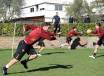 La Roma si allena a Trigoria (Getty Images)