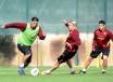La Roma si allena a Trigoria (Getty Images)