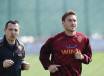 Francesco Totti si allena a parte a Trigoria