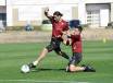 Osvaldo e Verre si allenano a Trigoria