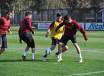 La Roma si allena a Trigoria