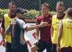 Il tecnico Luis Enrique in allenamento