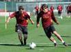 La Roma si allena a Trigoria (Getty Images)