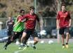 La Roma si allena a Trigoria