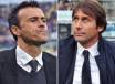 I due tecnici Luis Enrique e Conte
