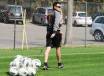 Luis Enrique nel suo ultimo allenamento a Trigoria