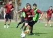La Rima si allena a Trigoria