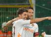 Gli attaccanti giallorossi Totti e Borini