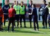 Il ct Prandelli ed il suo gruppo azzurro