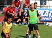 Michael Bradley durante il suo primo allenamento alla Roma