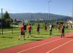 La As Roma in allenamento