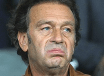 Il presidente del cagliari Massimo Cellino con un viso che spiega tutto