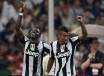 L'esultanza di Asamoah e Vidal