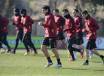 La As Roma in allenamento