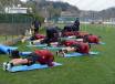 La As Roma in allenamento