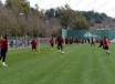 La As Roma in allenamento
