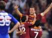 L'esultanza di Totti