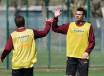 Foto scattata durante l'allenamento a Trigoria