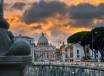 Il tramonto su Roma