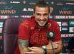 L'attaccante della Roma Pablo Daniel Osvaldo