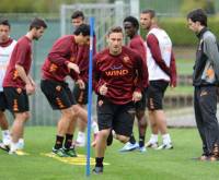 Totti in allenamento