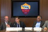 Garcia in mezzo a Sabatini e Pallotta