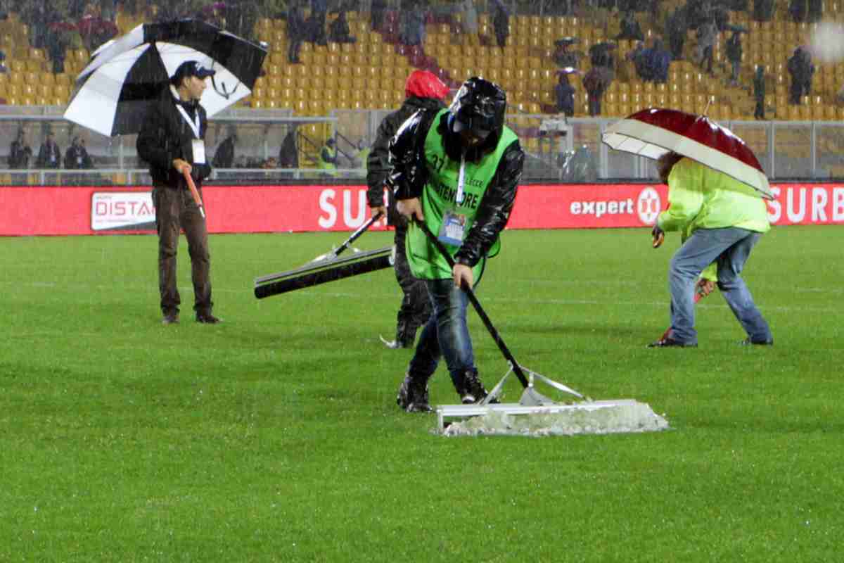 Campo impraticabile, UFFICIALE: partita rinviata