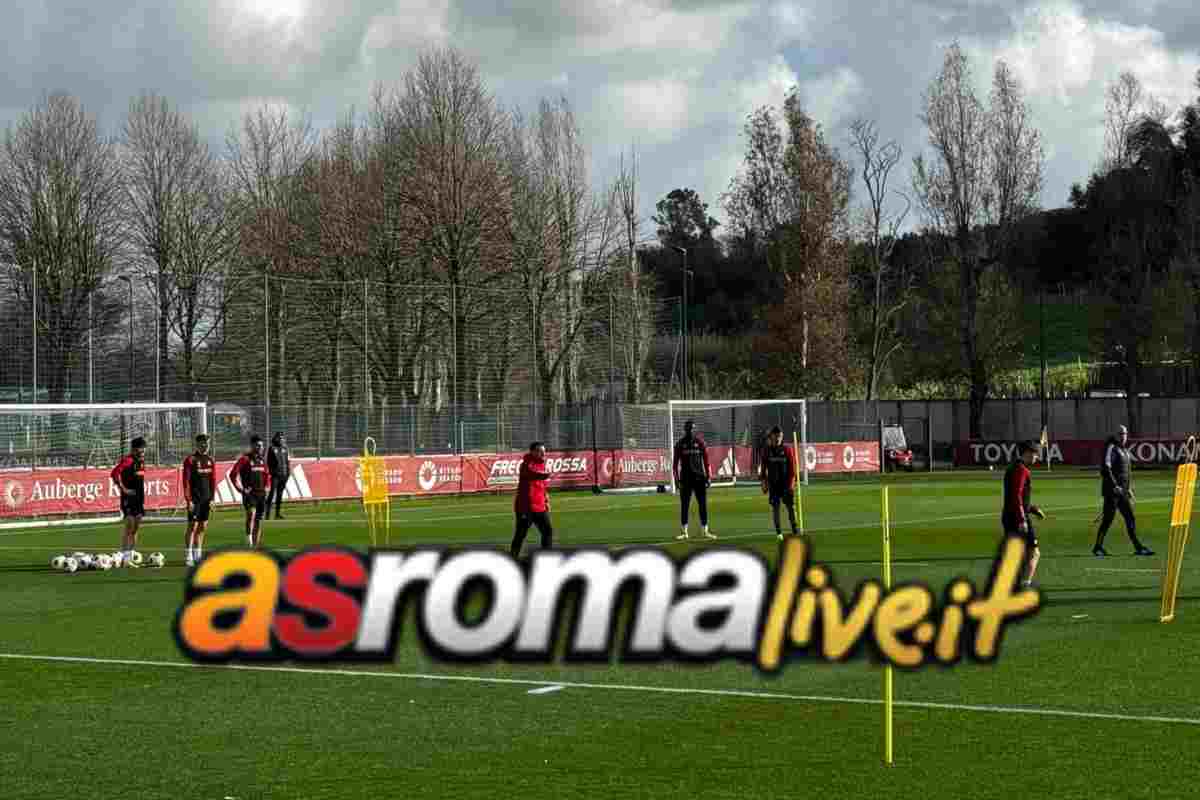 Roma-Brighton, la rifinitura a Trigoria: recupero ufficiale - FOTO
