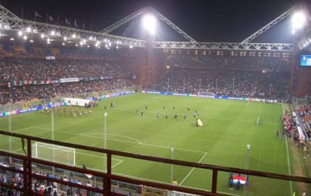 Lo stadio Marassi di Genova