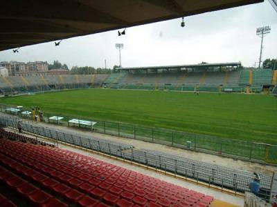 Una veduta dall'interno dello Stadio Atleti Azzurri d'Italia di Bergamo