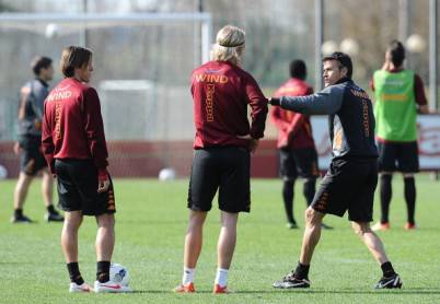 Roma allenamento