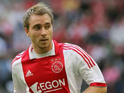 Il centrocampista dell'Ajax, Christian Eriksen