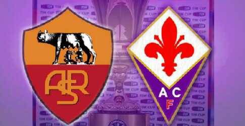 Roma e Fiorentina logos