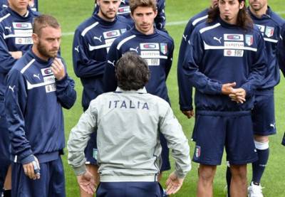 De Rossi e Borini agli ordini del ct Prandelli