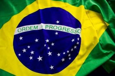 Un'immagine della bandiera brasiliana