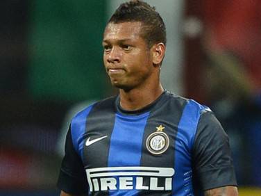 Il centrocampista dell'Inter Fredy Guarin