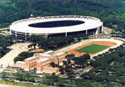 L'Olimpico visto dall'alto