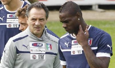 Prandelli e Balotelli