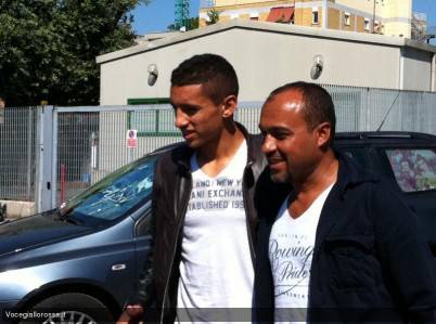 L'arrivo a Roma di Marquinhos