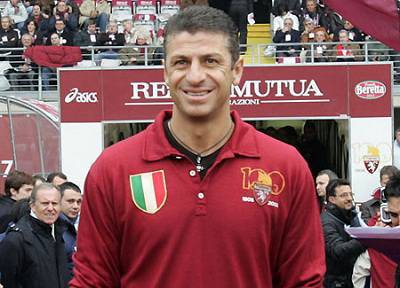 L'ex attaccante della Roma Ruggiero Rizzitelli