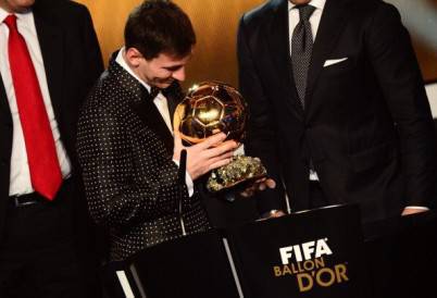 Leo Messi vince il 4° Pallone d'Oro