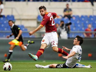 L'attaccante giallorosso Mattia Destro (Getty Images)