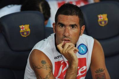 Cristiano Lucarelli quando era al Napoli (Getty Images)